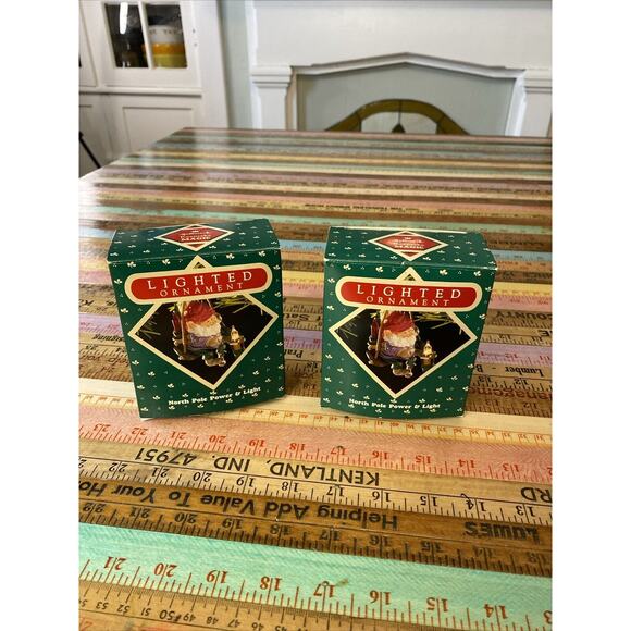 Hallmark Other - Hallmark North Pole Power and Light Keepsake Magic Christmas Ornament - Lot of 2